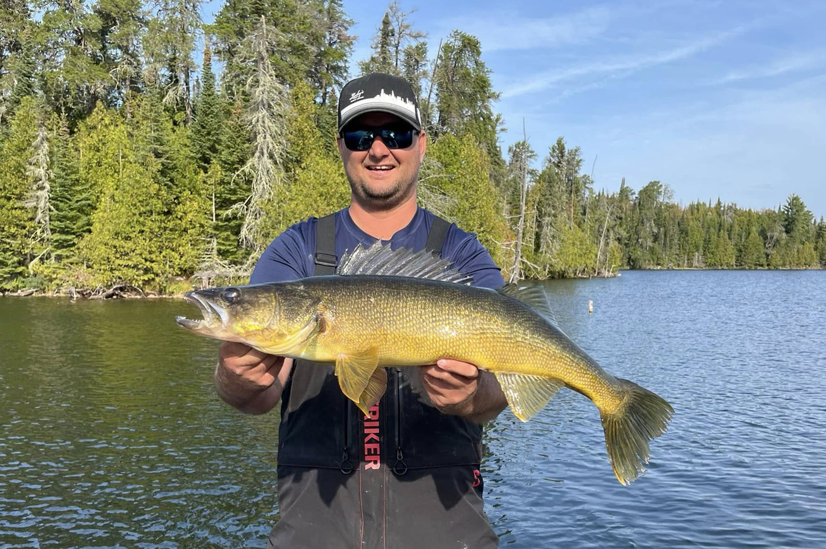 Big walleye caught in Northwestern Ontario.