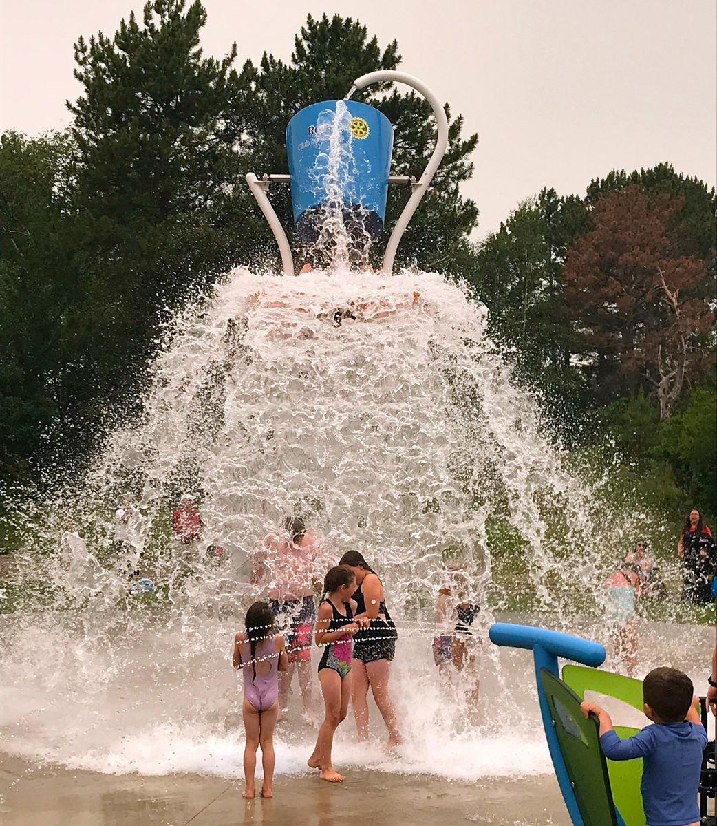 Kenora Rotary Splash Pad Water Bucket